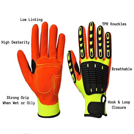 Wholesale Manufacturer<br/>Breathable good grip shock proof anti impact TPR knuckle gloves