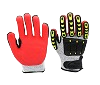 Wholesale Manufacturer<br/>Anti cut sandy nitrile impact resistant work TPR gloves