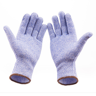 HPPE glass fiber purple level 5 cut resistant gloves liner-Henan Huayi Glove  Company Ltd